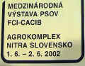 Nitra erven 2002 - Katalog
